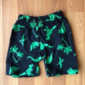 Baby Dinosaur Shorts Navy and Green